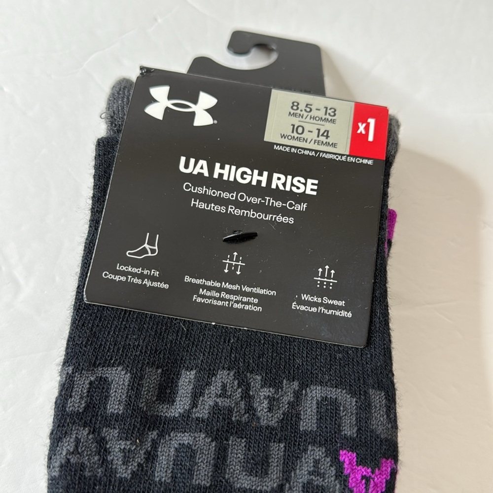 Under Armour Assortment of Socks 4 Pairs Size Large 8.5-13 - Picture 14 of 16